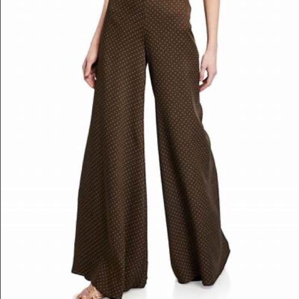 Alexis Antonin Brown polka dot pant Small